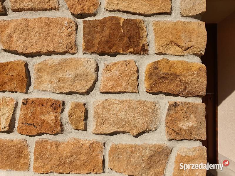 Naturalny kamień elewacyjny na dom płytki łódzkie Wielgomłyny sprzedam