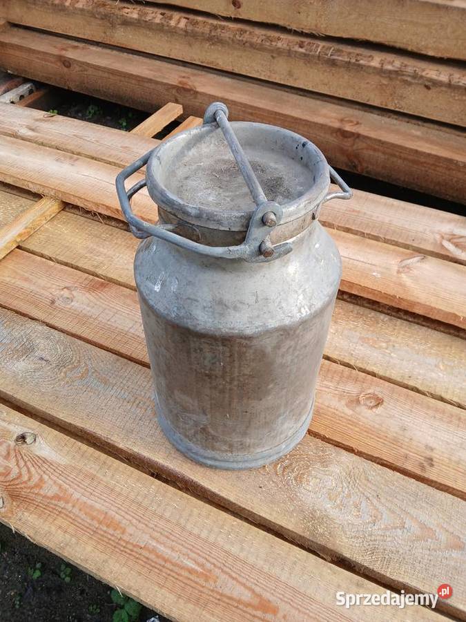 Kana kanka pojemnik mleko miód żywność stara Sandomierz