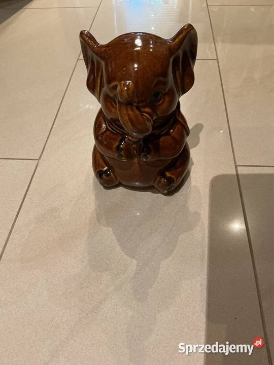 Słoń Porcelanowy Tajemny Schowek Sygnowany Czasy Nowa Sól sprzedam