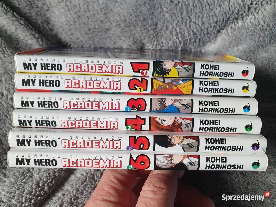 My Hero Academy zestaw 6 tomów wydanie 1 2018