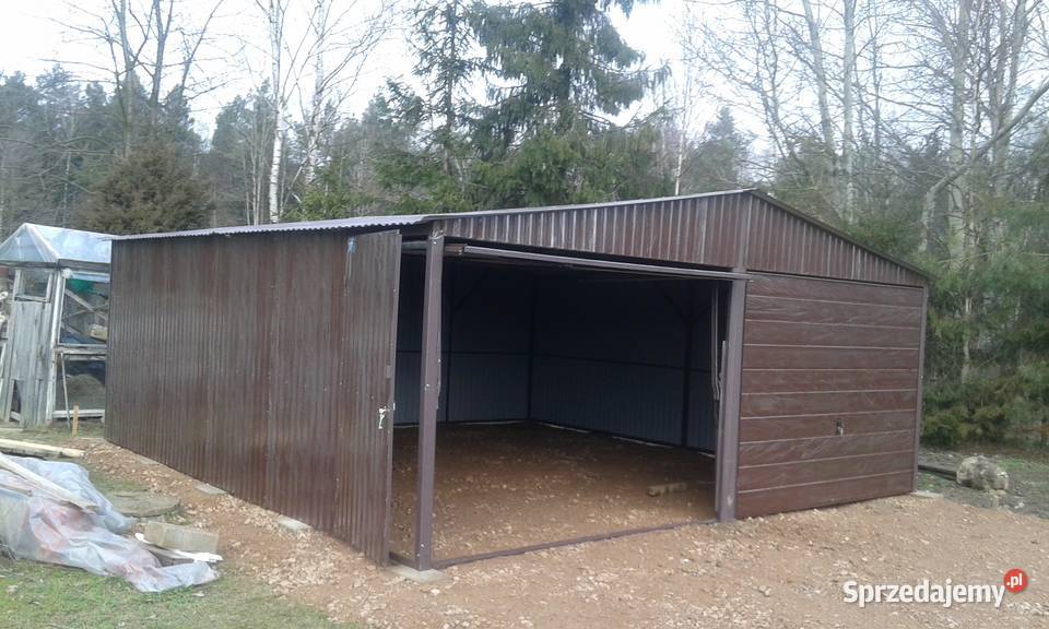 Garaż blaszny 6x6 Kolor Pułtusk