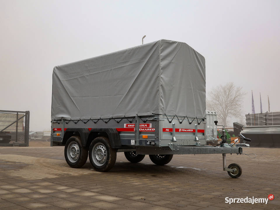 Przyczepka Temared PRO 26122 niehamowana tandem lubelskie Lublin