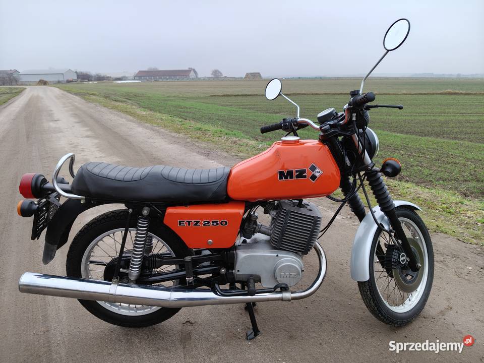 MZ ETZ 250 1985r z dokumentami motocykl MZ ETZ