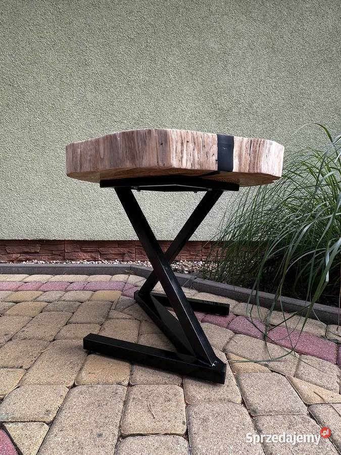 Stolik kawowy ława żywica loft