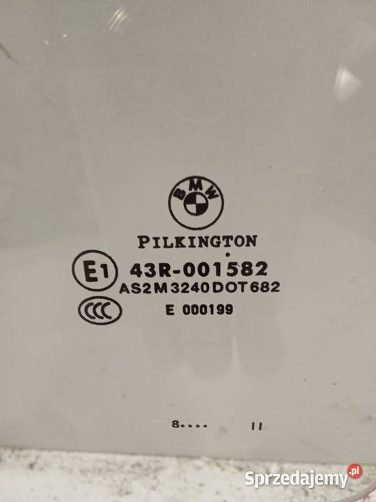 Szyba Drzwi Lewa Przednia BMW Seria 3 E9091 0412 wielkopolskie Bralin