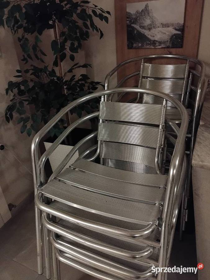 Krzesła aluminiowe Krynica-Zdrój