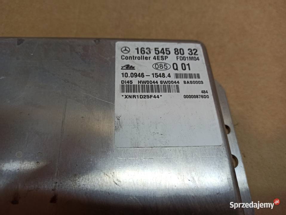 Mercedes ML Sterownik ESP 1635458032 Bolesławiec