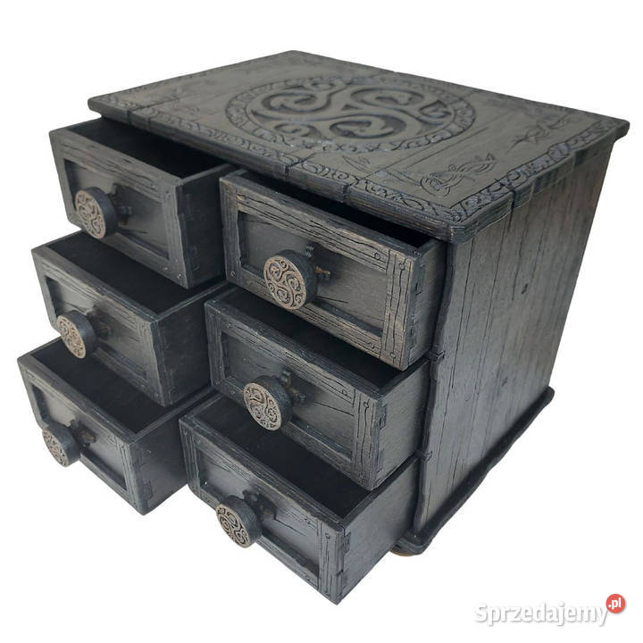 Ekskluzywna Szkatułka na Biżuterię z 6 Tworkowa