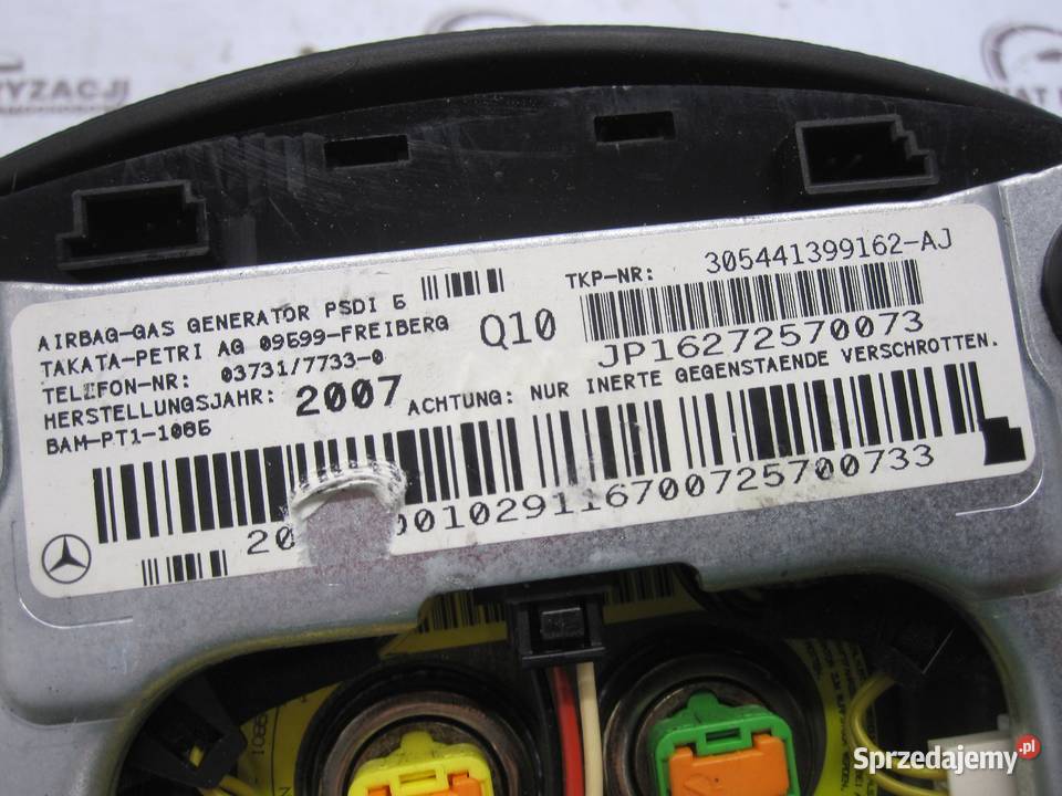 MERCEDES W204 07r AIRBAG poduszka kierowcy Kielce