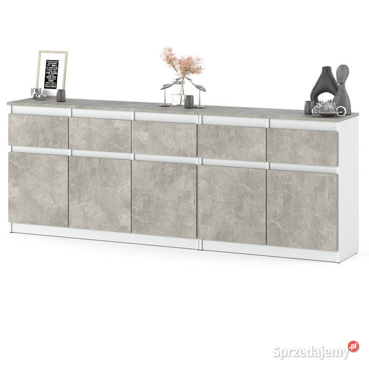 Komoda Nowoczesna 5 Szuflad 200 Młodzieżowa Do warmińsko-mazurskie Elbląg