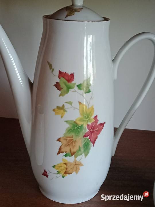 Komplet porcelanowy Prl Łódź