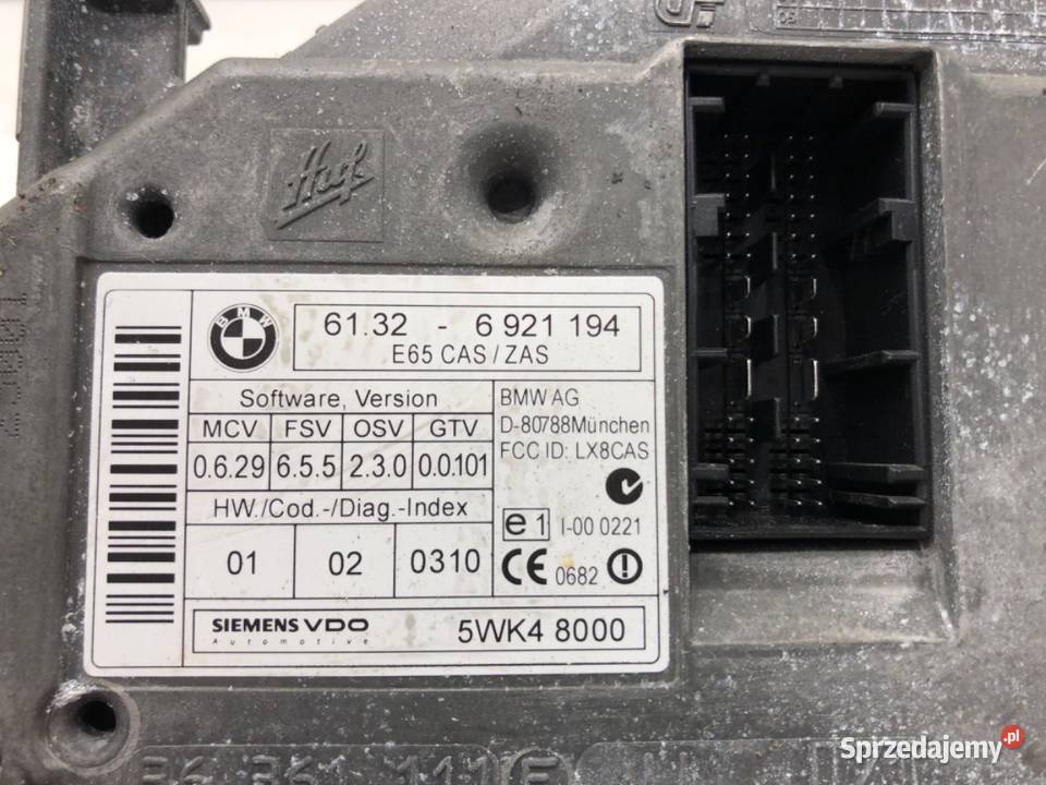 STACYJKA BMW E65 6921194 36 272 0109 KLUCZYK