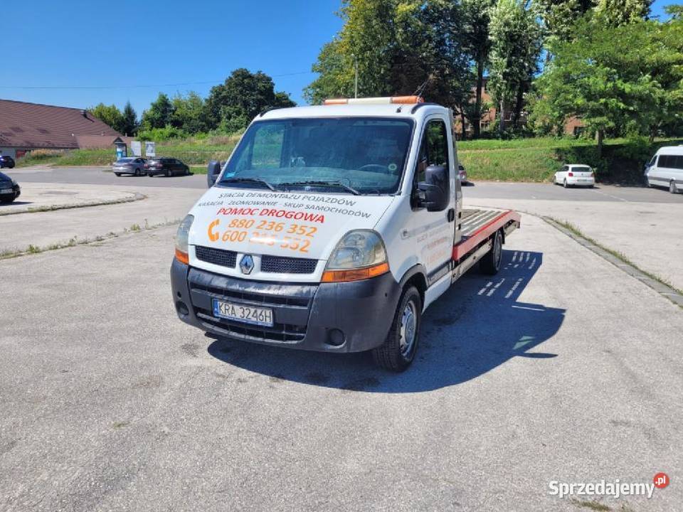 Renault Master laweta 2006 klima 1 właściciel bezwypadkowy Słomniki