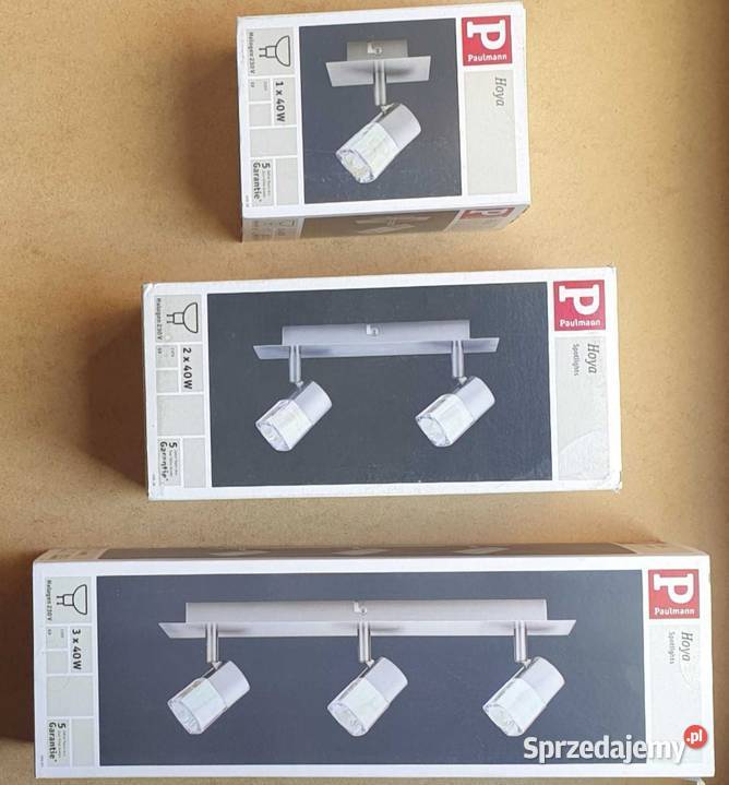 NOWE KINKIETY FIRMY PAULMANN Szyny i linki Pabianice sprzedam