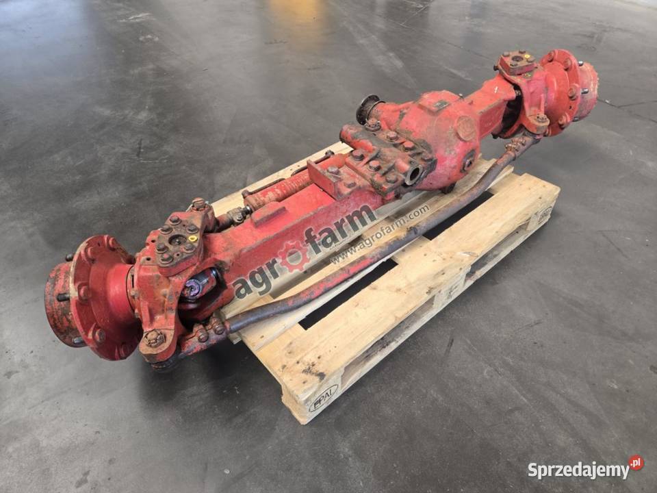 Przedni most Case 1255 ZF APL 3052 Układ kierowniczy i oś przednia Byków