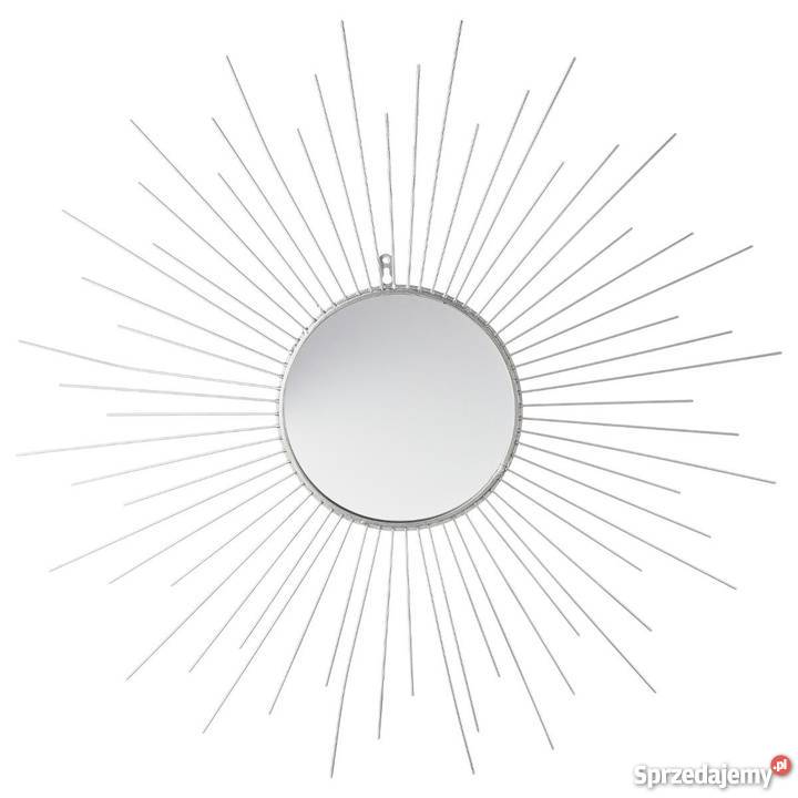 world wave Large quantity Lusterko lustro okrągłe słońce srebrne 66 cm Kanie - Sprzedajemy.pl