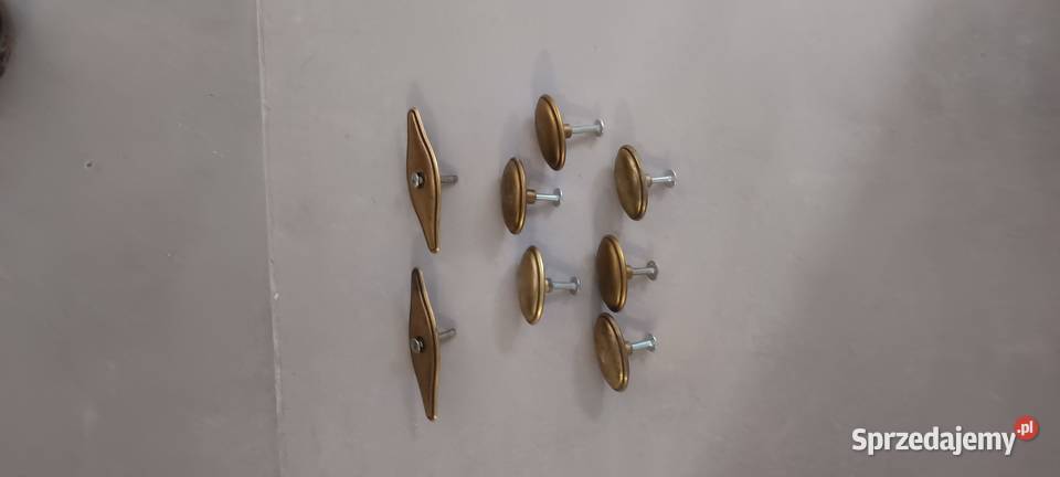 Gałka meblowa stare złoto Retro kujawsko-pomorskie