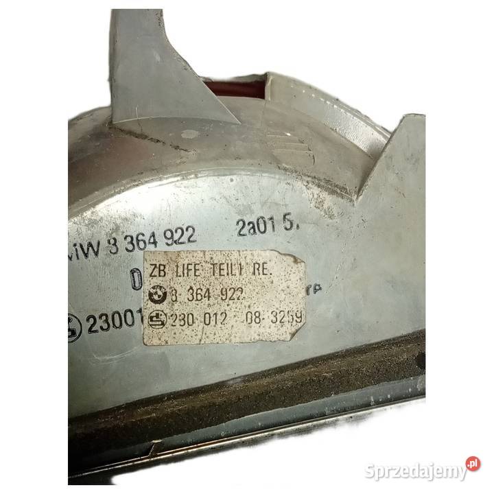 Prawa tylna lampa BMW 3 E46 światło zespolone osobowe