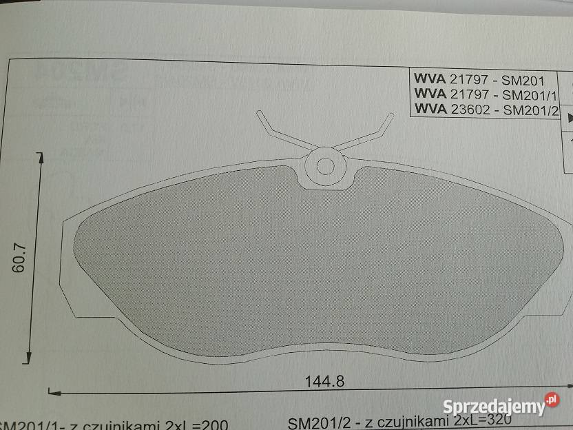 Klocki hamulcowe kpl przód CITROEN JUMPER I warmińsko-mazurskie Olsztyn