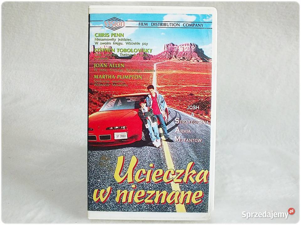 Kaseta VHS Ucieczka w nieznane Film na Video VHS sprzedam
