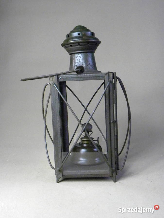 Niemiecka stara gospodarcza lampa latarnia Legnica