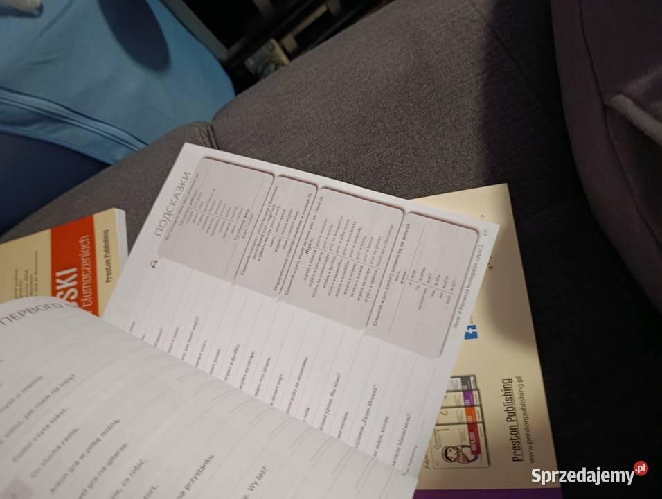 gramatyka rosyjski w tłumaczeniach 3 książki z Książki do nauki języka obcego Poznań