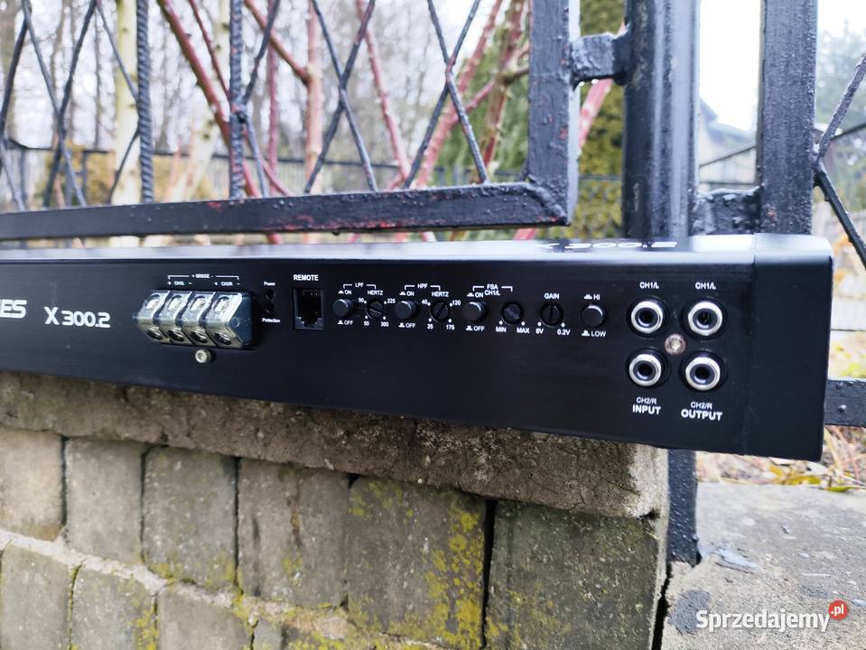 Wzmacniacz samochodowy 2 kanałowy Audio System Ilość kanałów 2 Niegowonice sprzedam