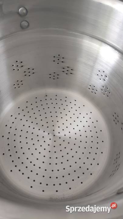 Garnek z wkładem i pokrywką aluminiowy 13l