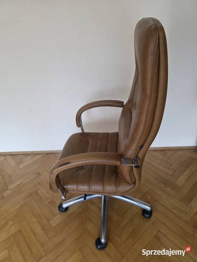 Krzesło skórzane biurowe obrotowe Kraków