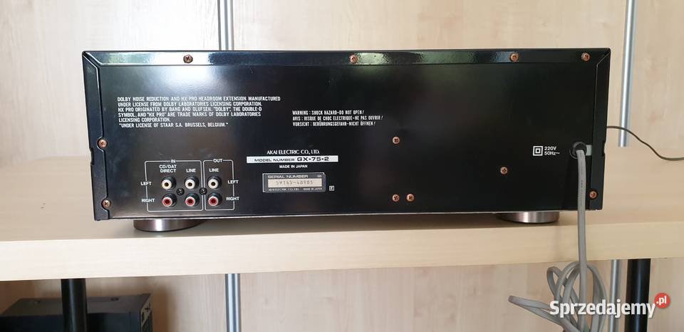 AKAI STEREO CASETTE DECK GX75 MK II Nowy Sącz sprzedam