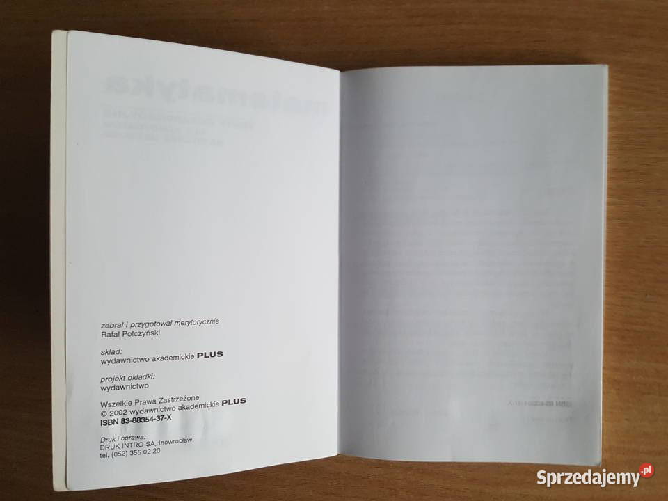 MATEMATYKA testy egzaminacyjne egzamin wstępny Złotniki
