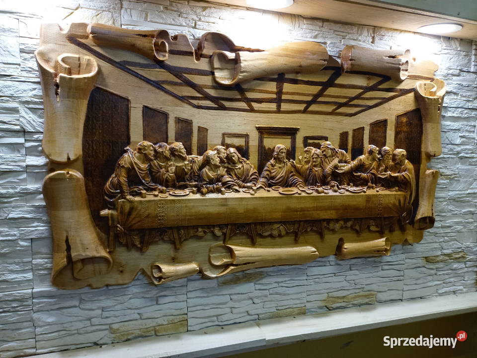 Ostatnia Wieczerza Plaskorzezba Drewno Młyny