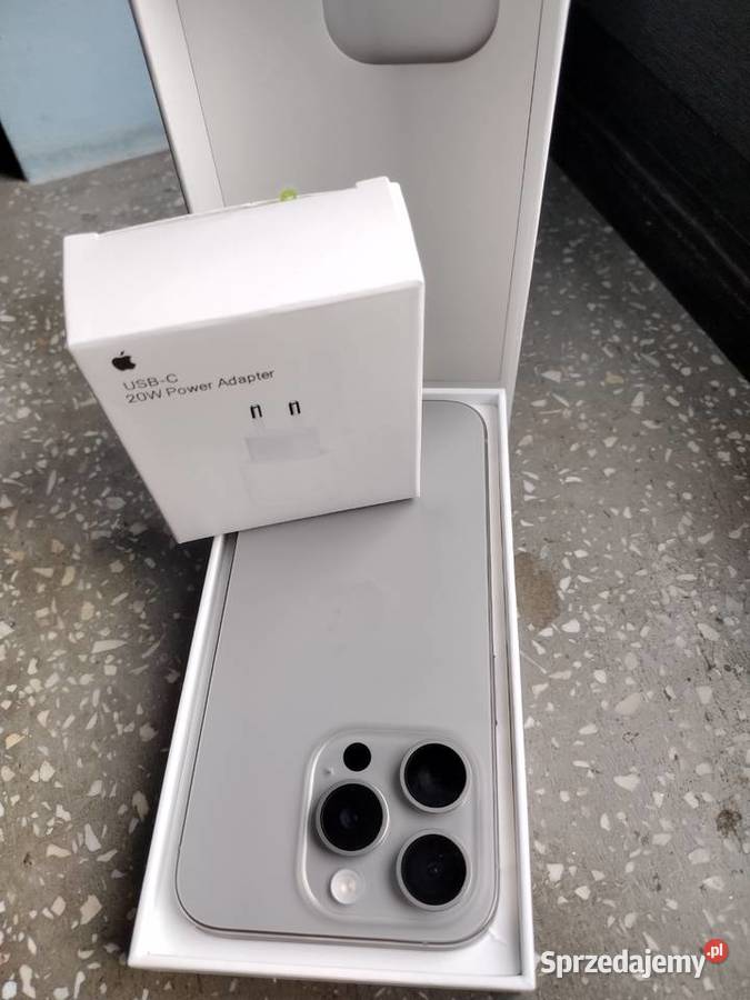 Apple iPhone 15 PRO 1T Natural Titanium szary Wałbrzych