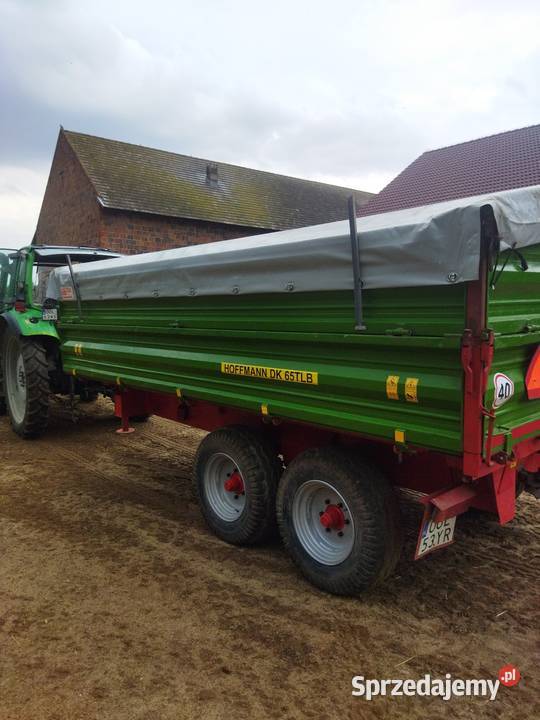 Przyczepa tandem 8t 3 strony wywrot