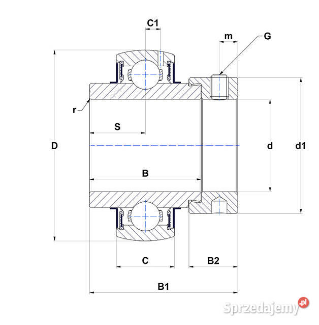 E35KTTB INA ORIGINAL Stałe łożysko kulkowe