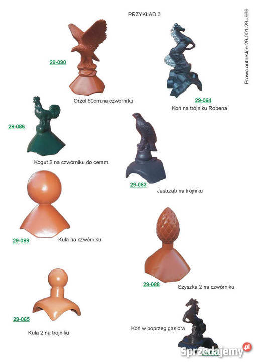 Ozdoby dachoweOrzeł 60na wszelkie pokryciabramy śląskie Pszów