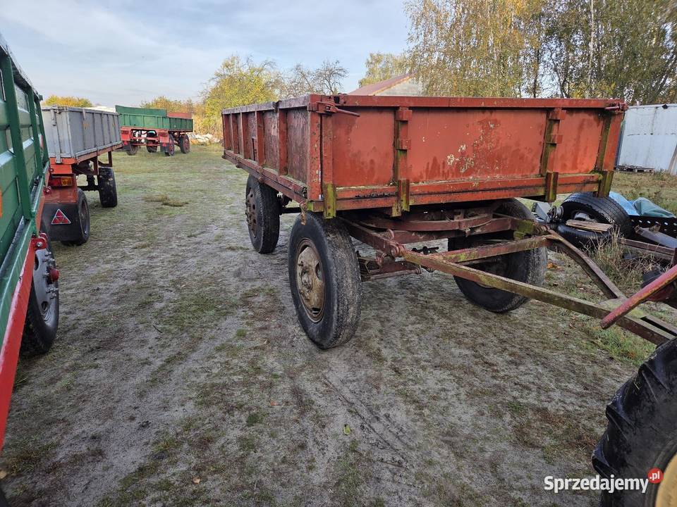 Przyczepa rolnicza 35t d44 sztywna transport łódzkie Złoczew sprzedam