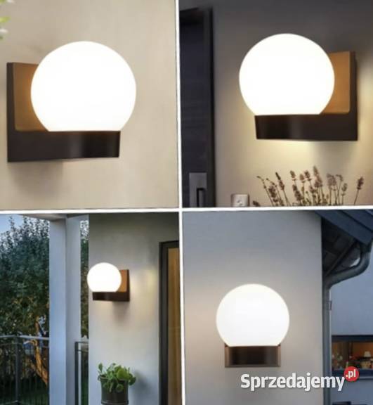 Kinkiety z kloszem kulistym Szczecin