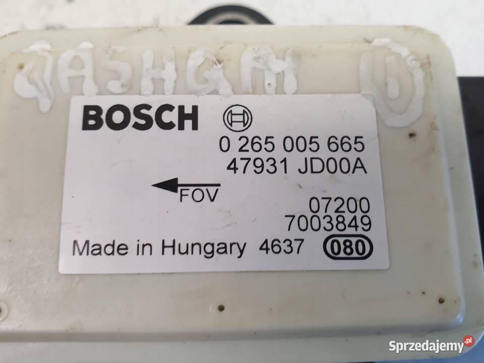 Nissan Qashqai I MODUŁ CZUNIK ESP 0265005665 osobowe Układ ABS i ESP Chełm