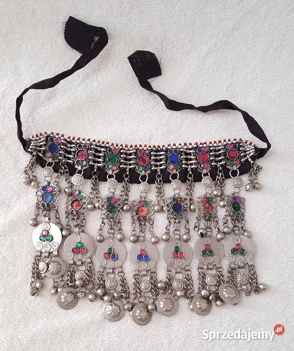 Duży naszyjnik choker afgański orient boho Szczecin sprzedam