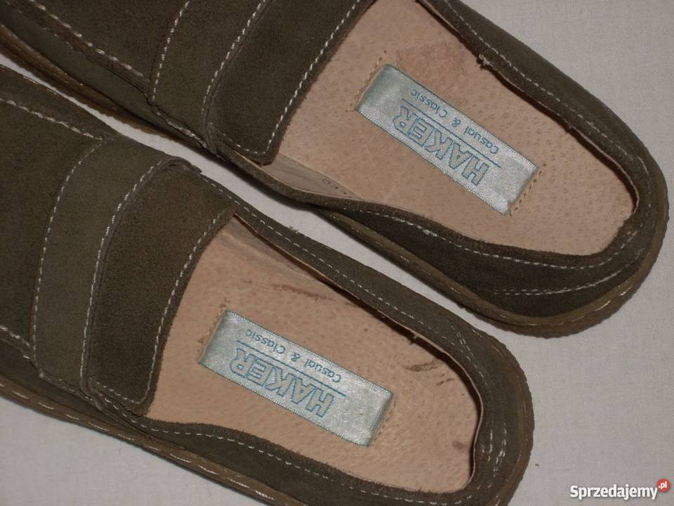 Skórzane półbuty gruba podeszwa NOWE 39 395 zielony Nowy Sącz sprzedam