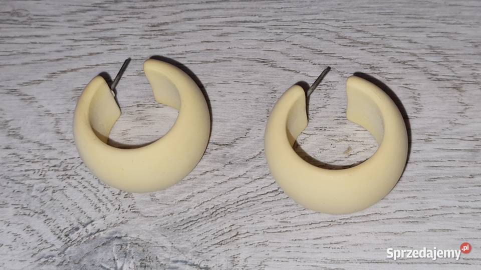 Kolczyki damskie koła żółte Łódź