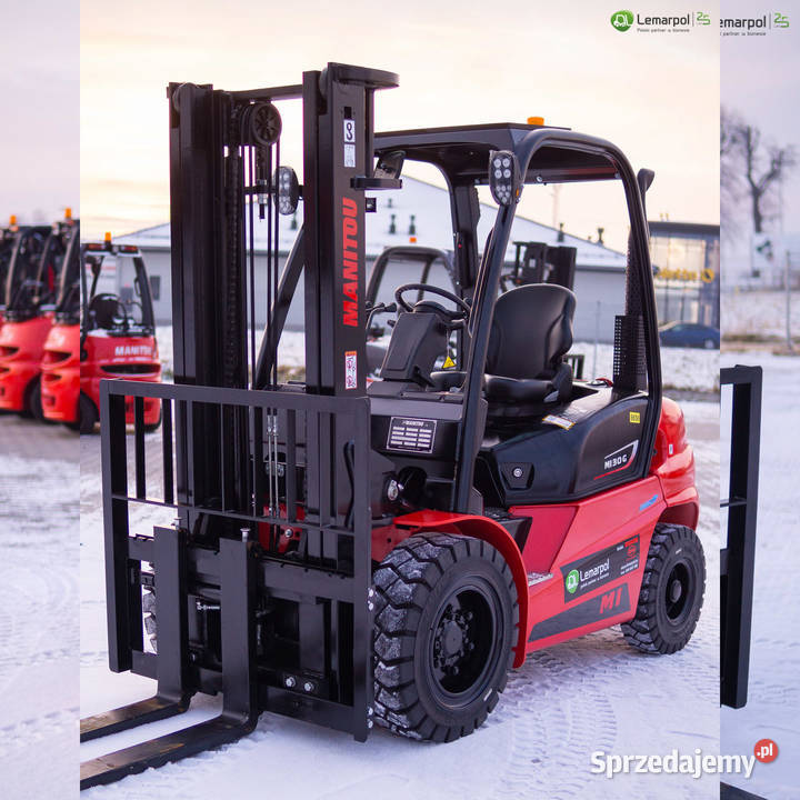 Wózek widłowy Manitou Mi 30G 33m gaz Zator