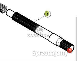 CLAAS RENAULT ATLES 936 RZ V5 Wałek Podajnika Jastrzębniki