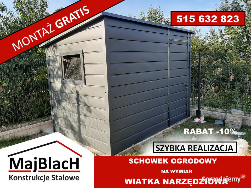 A212Garaż Blaszany Wiata Magazyn Schowek Garaże