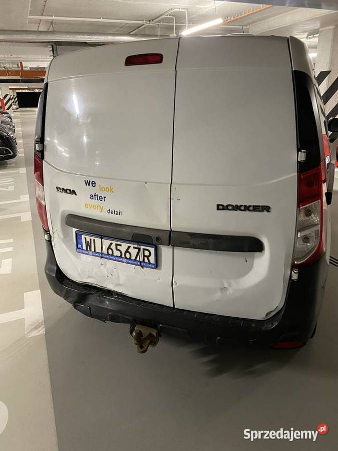 Dacia dokker dostawczy auto samochód 2013 niski 1600cm3 Warszawa