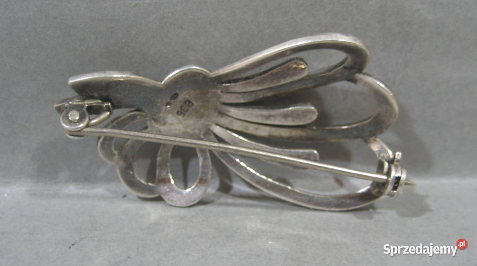 Stara Srebrna Broszka 835 s mazowieckie Warszawa