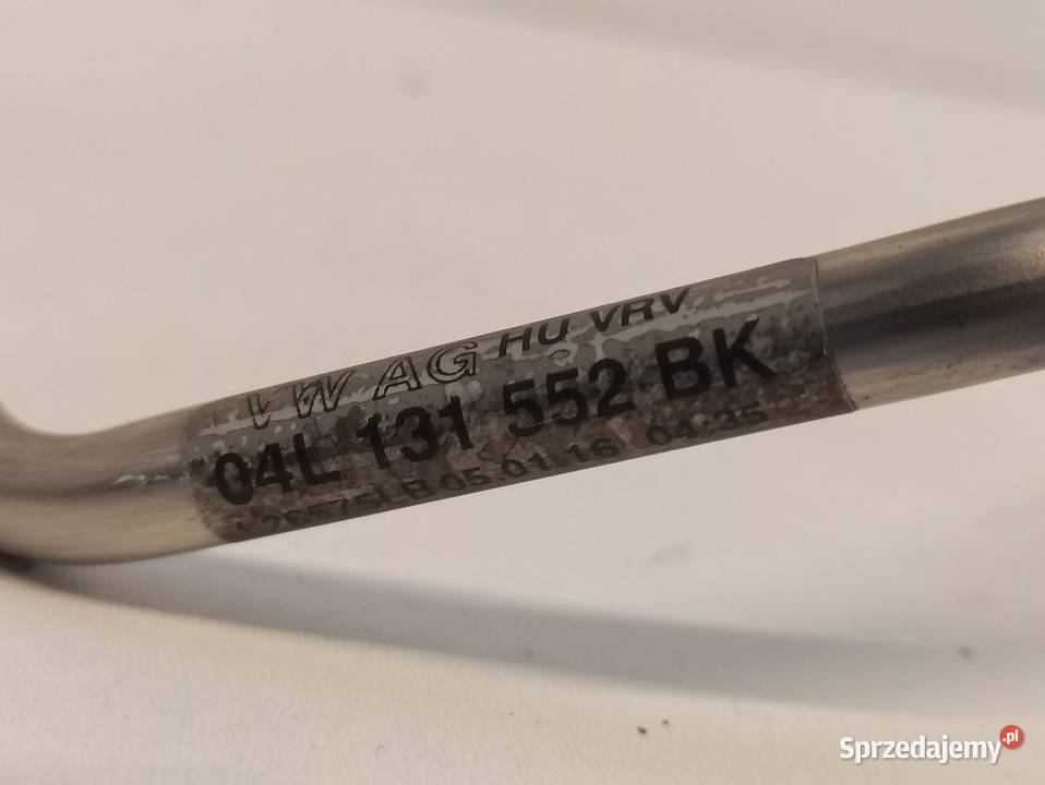 AUDI A4 B9 PRZEWÓD RURKA DPF 04L131552BK Filtry cząstek stałych DPF/FAP