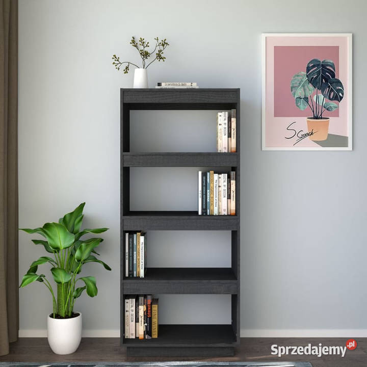 Regał na książkiprzegroda szary 60x35x135 Warszawa
