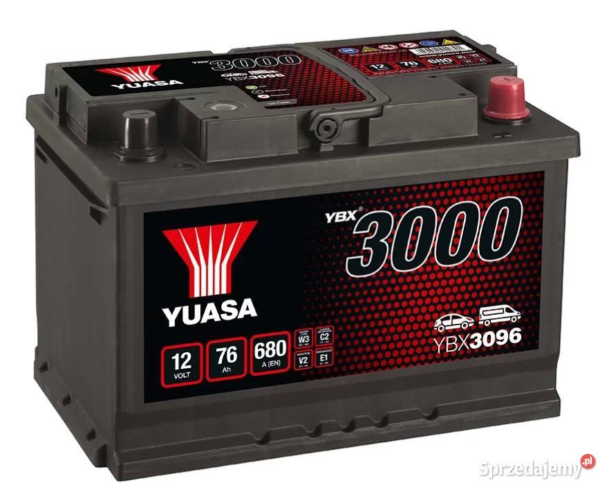 Akumulator Yuasa Standard 12V 76Ah 680A Prawy łódzkie Bełchatów